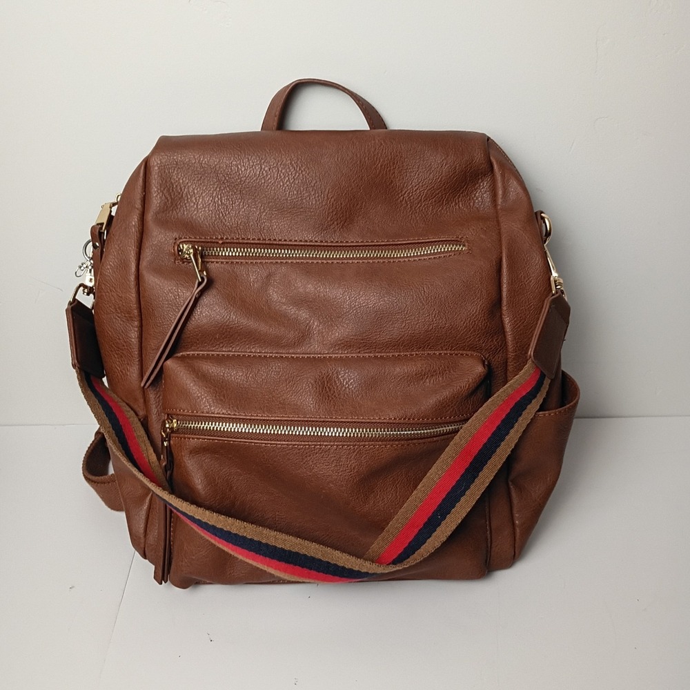 Womens Backpack Purse Brown Leather Backpack Purse for Women Travel Fashion